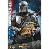 [Pre-Order] Hot Toys - QS016 - Star Wars™ The Mandalorian™ - 1/4th scale The Mandalorian & The Child Collectible Set