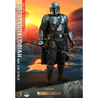 [Pre-Order] Hot Toys - QS016 - Star Wars™ The Mandalorian™ - 1/4th scale The Mandalorian & The Child Collectible Set