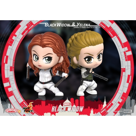 Hot Toys - COSB752 - Black Widow & Yelena Cosbaby (S) Bobble-Head Collectible Set