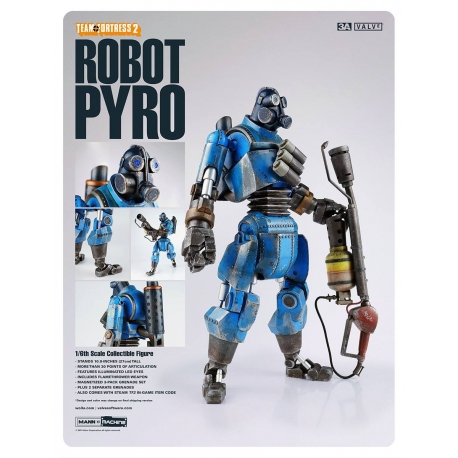 ThreeA - VALVe Team Fotress 2 Mann vs Machine - Blue Pyro