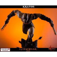 Gaming Heads - God of War - Lunging Kratos Statue