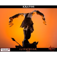 Gaming Heads - God of War - Lunging Kratos Statue