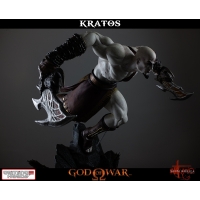 Gaming Heads - God of War - Lunging Kratos Statue