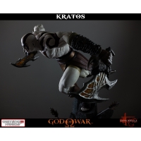 Gaming Heads - God of War - Lunging Kratos Statue