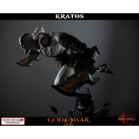 Gaming Heads - God of War - Lunging Kratos Statue