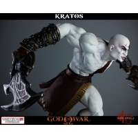 Gaming Heads - God of War - Lunging Kratos Statue