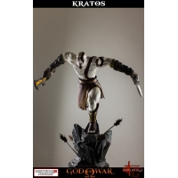 Gaming Heads - God of War - Lunging Kratos Statue