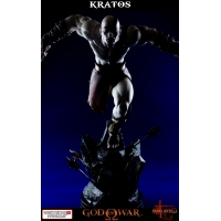 Gaming Heads - God of War - Lunging Kratos Statue