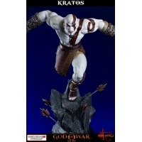 Gaming Heads - God of War - Lunging Kratos Statue