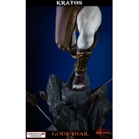 Gaming Heads - God of War - Lunging Kratos Statue