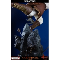 Gaming Heads - God of War - Lunging Kratos Statue