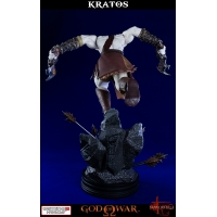 Gaming Heads - God of War - Lunging Kratos Statue