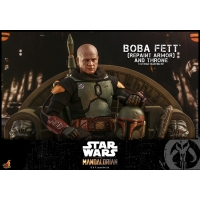 [Pre-Order] Hot Toys - TMS056 - Star Wars: The Mandalorian - 1/6th scale Boba Fett (Repaint Armor) and Throne Collectible Set