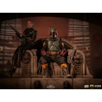 [Pre-Order] Iron Studios - Boba Fett on Throne Deluxe Art Scale 1/10 - The Mandalorian