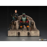 [Pre-Order] Iron Studios - Boba Fett on Throne Deluxe Art Scale 1/10 - The Mandalorian