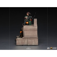 [Pre-Order] Iron Studios - Boba Fett on Throne Deluxe Art Scale 1/10 - The Mandalorian