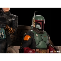 [Pre-Order] Iron Studios - Boba Fett on Throne Deluxe Art Scale 1/10 - The Mandalorian