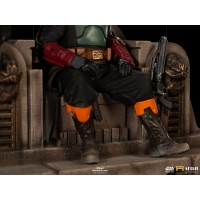 [Pre-Order] Iron Studios - Boba Fett on Throne Deluxe Art Scale 1/10 - The Mandalorian