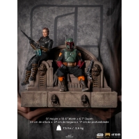 [Pre-Order] Iron Studios - Boba Fett on Throne Deluxe Art Scale 1/10 - The Mandalorian