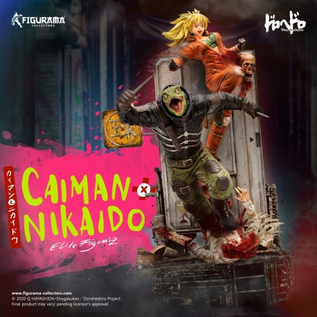 Figurama Collectors - DOROHEDORO: CAIMAN & NIKAIDO ELITE FIGUMIZ STATUE