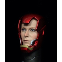 1/6 Iron Man helmet peppers head carved HT MK42