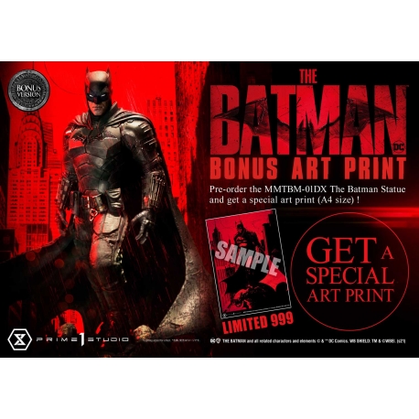 [Pre-Order] PRIME1 STUDIO - MMTBM-01DX: THE BATMAN SPECIAL ART EDITION, DELUXE VERSION (THE BATMAN, 2022)