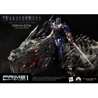 Prime 1 Studio - MMTFM-05  Grimlock and Optimus Prime Statue (Transformers: Age of Extinction)