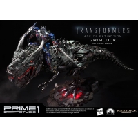 Prime 1 Studio - MMTFM-05  Grimlock and Optimus Prime Statue (Transformers: Age of Extinction)