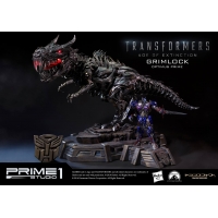 Prime 1 Studio - MMTFM-05  Grimlock and Optimus Prime Statue (Transformers: Age of Extinction)