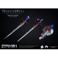 Prime 1 Studio - MMTFM-05  Grimlock and Optimus Prime Statue (Transformers: Age of Extinction)