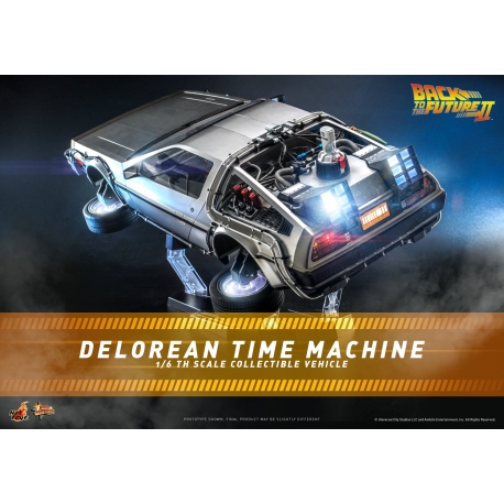 Hot Toys - MMS636 - Back to the Future II - 1/6th scale DeLorean Time Machine Collectible Vehicle