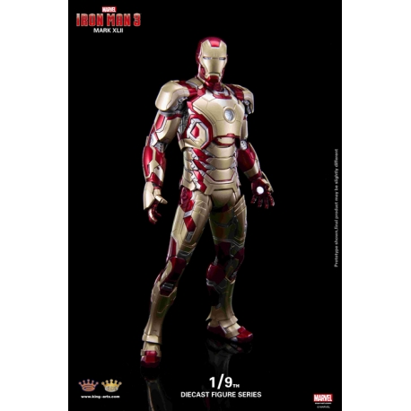 King Arts - 1/9th Diecast Figure Series -  Iron Man Mark 42 