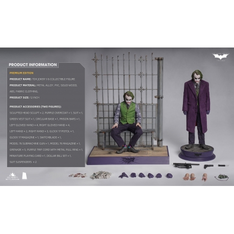 [Pre-Order] Queen Studios - InArt TDK Joker 1/6 Collectibles Figure (Standard Edition)