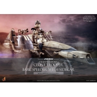 [Pre-Order] Hot Toys - TMS077 - SW: The Clone Wars - 1/6th scale Heavy Weapons Clone Trooper and BARC Speeder with Sidecar Set