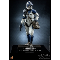 [Pre-Order] Hot Toys - TMS077 - SW: The Clone Wars - 1/6th scale Heavy Weapons Clone Trooper and BARC Speeder with Sidecar Set