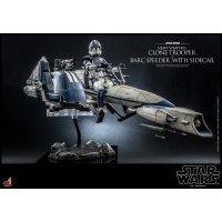 [Pre-Order] Hot Toys - TMS077 - SW: The Clone Wars - 1/6th scale Heavy Weapons Clone Trooper and BARC Speeder with Sidecar Set