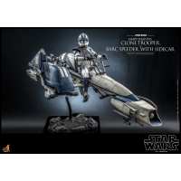 [Pre-Order] Hot Toys - TMS077 - SW: The Clone Wars - 1/6th scale Heavy Weapons Clone Trooper and BARC Speeder with Sidecar Set