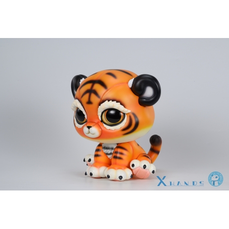 XHANDS - Chibi Pet Series Tiger Statue by Xue Wa Wa 