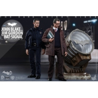 Hot Toys - The Dark Knight Rises -  John Blake with Bat-Signal Collectible Set 