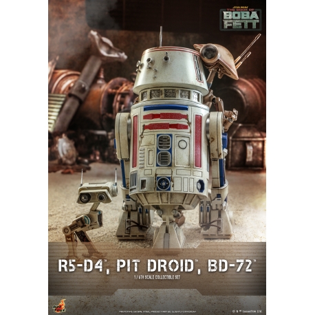 [Pre-Order] Hot Toys - TMS086 - The Book of Boba Fett - 1/6th scale R5-D4™, Pit Droid™, BD-72™ Set