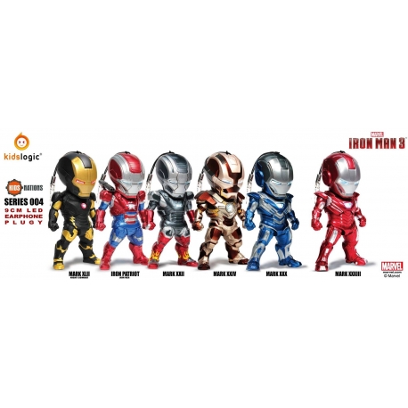 Beast Kingdom - Kids Nations - LED EarPhone Plug Series 004 - IRON MAN 3