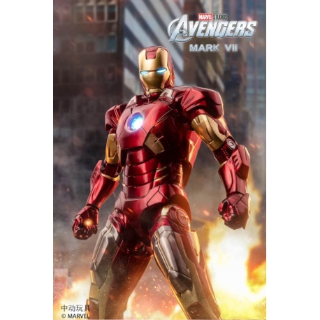 ZhongDong Toys - Iron Man 2 - Mark VI (with LED Lights Effect) 1/10 Scale Action Figure