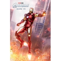 ZhongDong Toys - Iron Man 2 - Mark VI (with LED Lights Effect) 1/10 Scale Action Figure