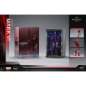 ZhongDong Toys - IRON MAN Mark VI Action Figures Bundle set (with hall of armor blue light version and holograph panel) 