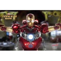 ZhongDong Toys - IRON MAN Mark VII Action Figures Bundle set (with hall of armor blue light version and holograph panel) 