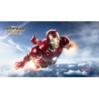 ZhongDong Toys - IRON MAN Mark VII Action Figures Bundle set (with hall of armor blue light version and holograph panel) 