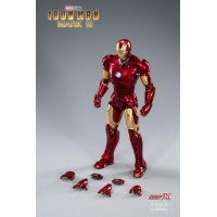 ZhongDong Toys - IRON MAN Mark VII Action Figures Bundle set (with hall of armor blue light version and holograph panel) 