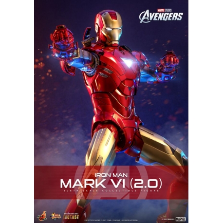 [Pre-Order] Hot Toys - MMS687D52 - The Avengers - 1/6th scale Iron Man Mark VI (2.0) with Suit-Up Gantry Set