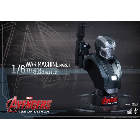 Hot Toys - Avengers: Age of Ultron: 1/6th War Machine 2.0 Scale Collectible Bust