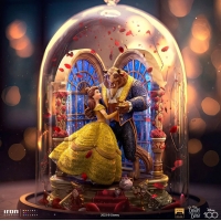 [Pre-Order] Iron Studios - Statue Beauty and the Beast Deluxe - Disney 100th - Beauty and Beast - Art Scale 1/10